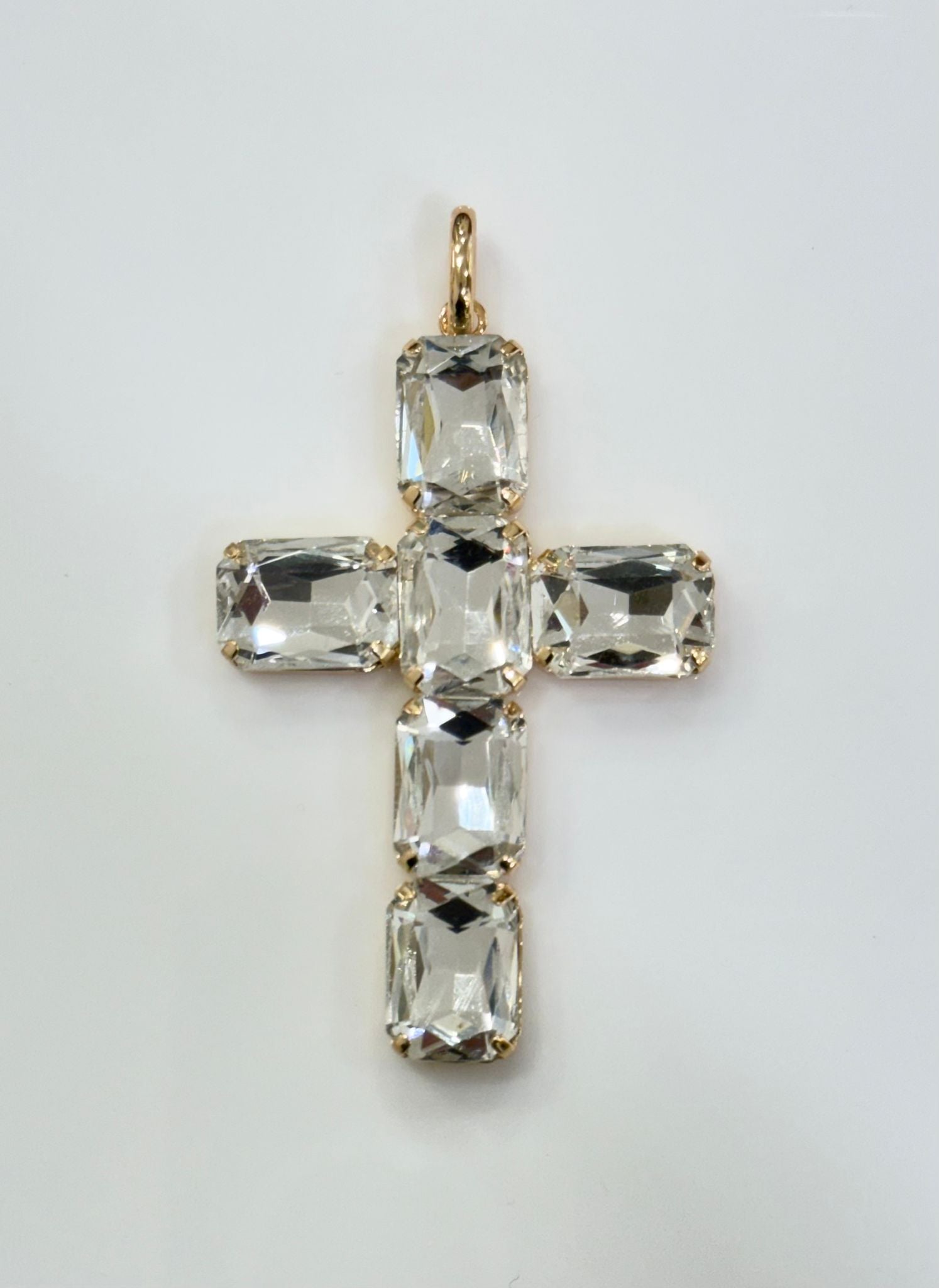 Ciondolo Croce Pietre