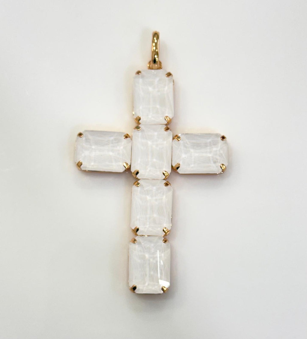 Cross Pendant with Stones