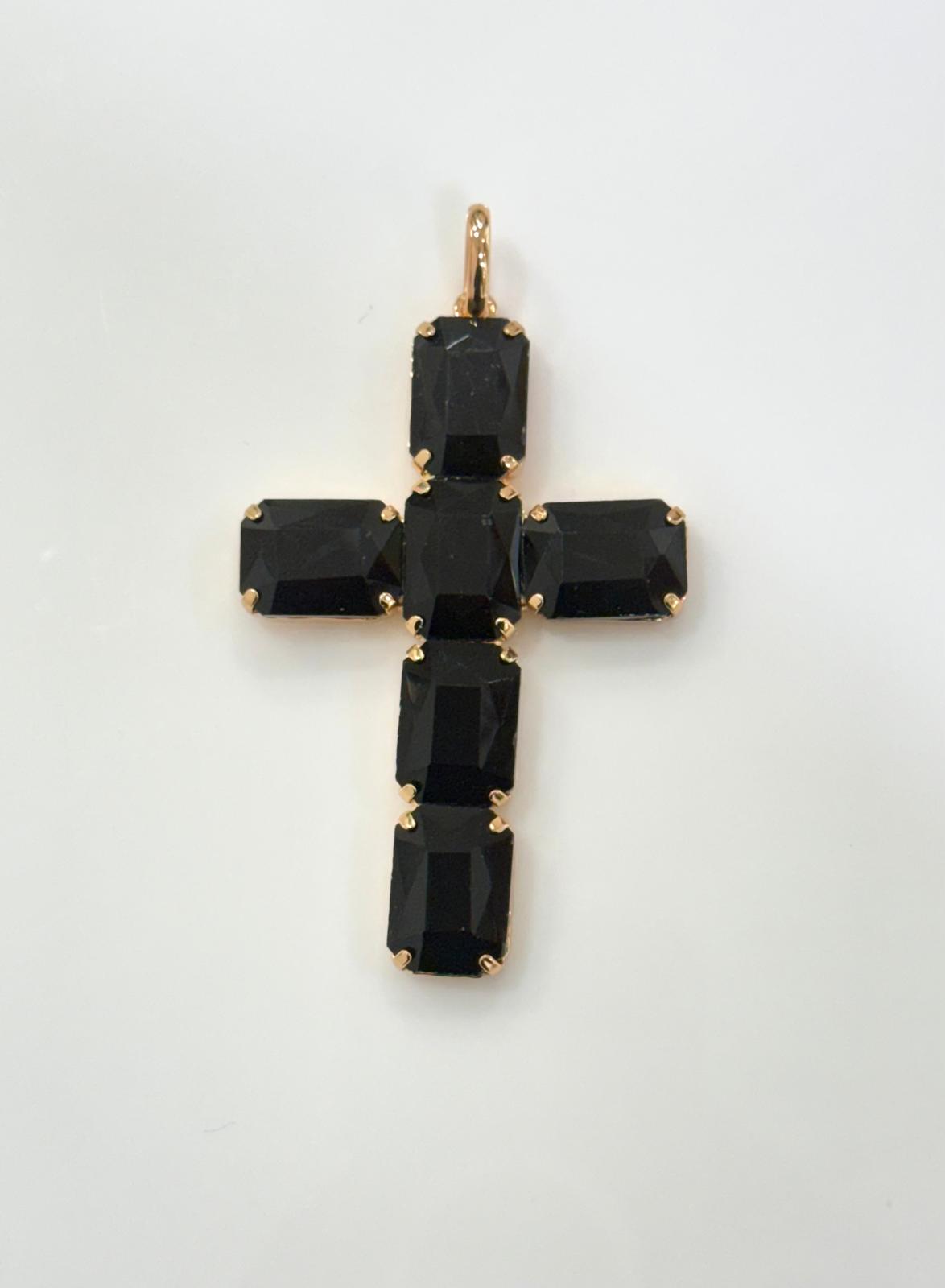 Ciondolo Croce Pietre