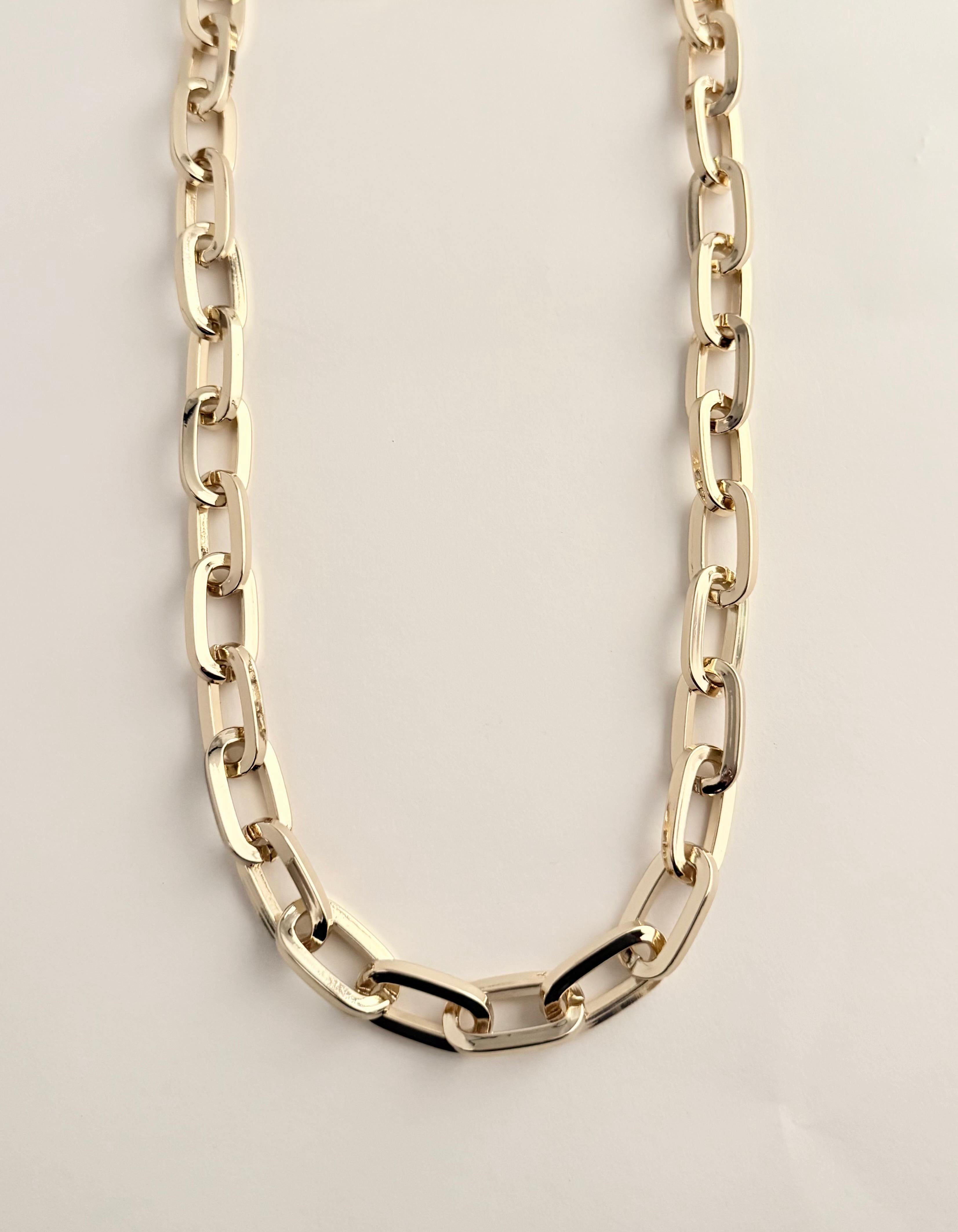 Collana Catena Canna Quadra