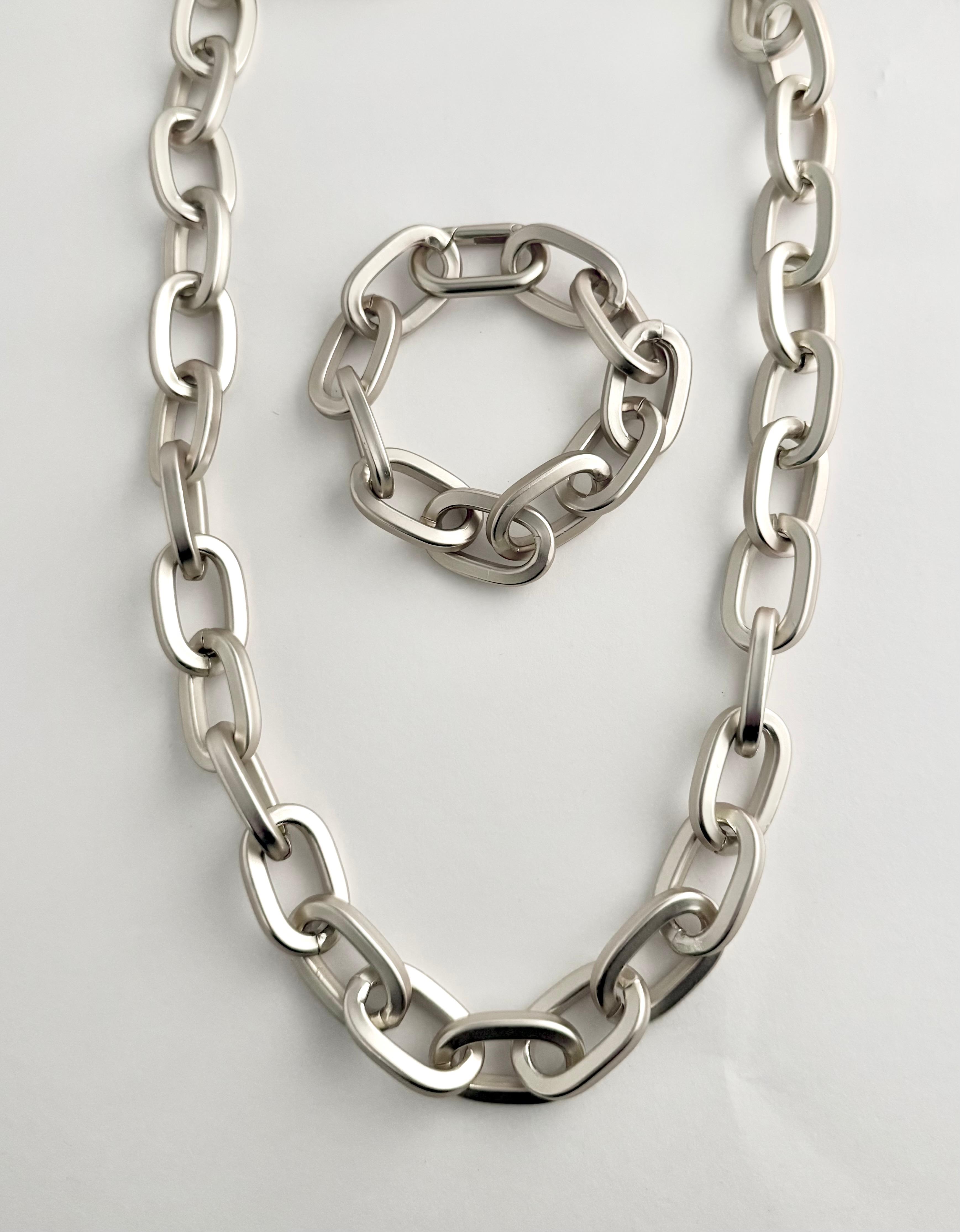 Bracciale Catena Canna Tonda Opaco