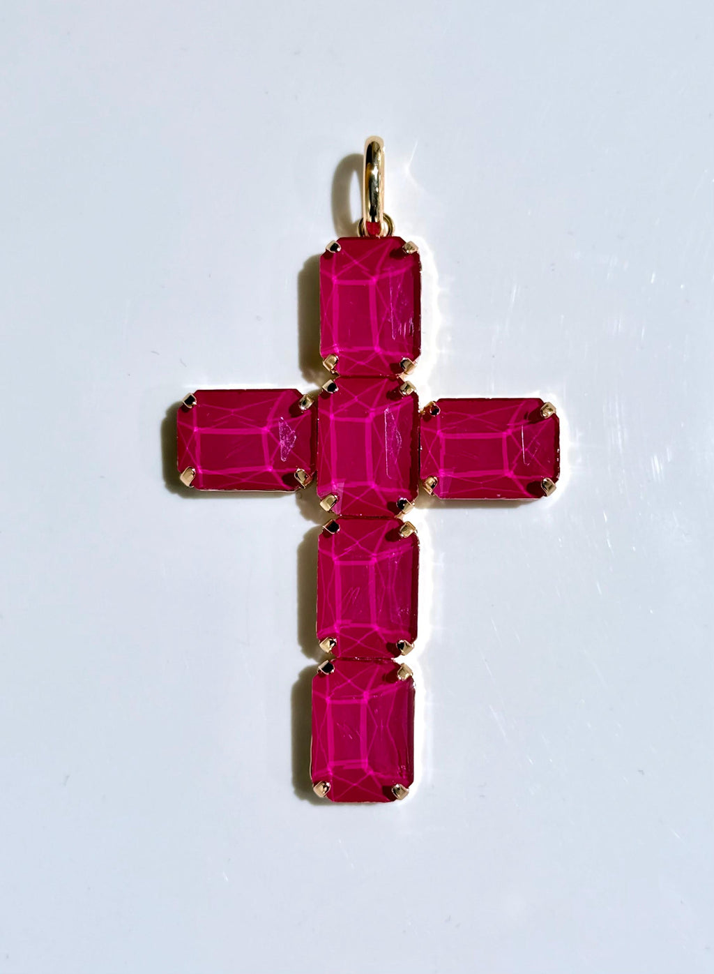 Cross Pendant with Stones